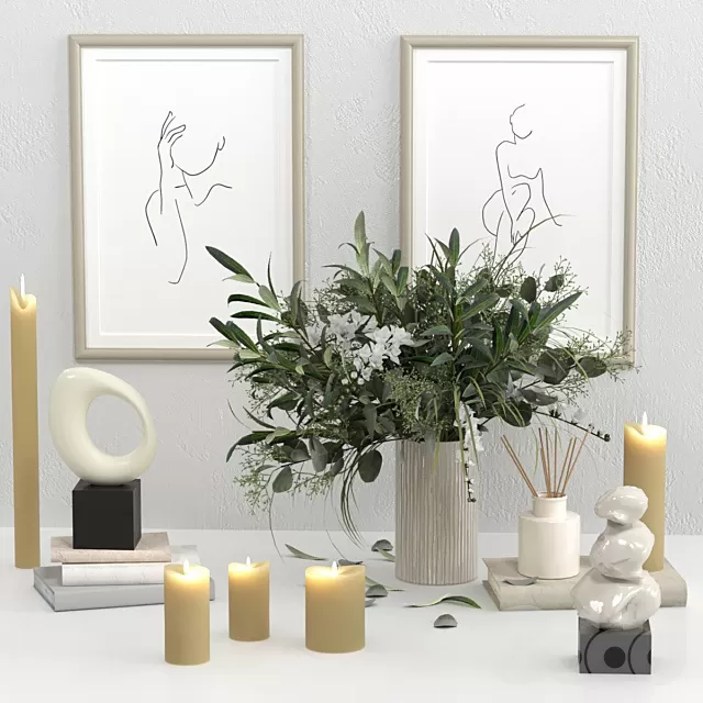 DECORATION – DECORATIVE SET – 3D MODELS – FREE DOWNLOAD – 4453 DECORATION – DECORATIVE SET – 3D MODELS – FREE DOWNLOAD – 4453