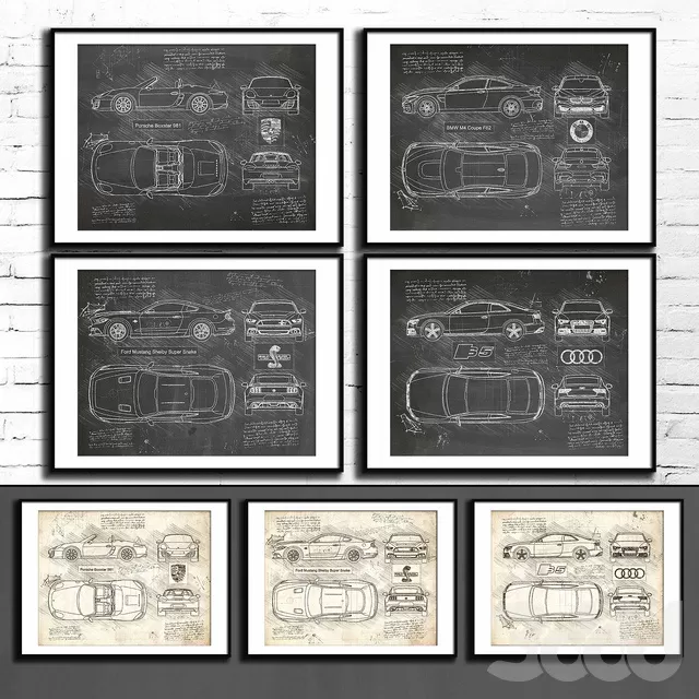 DECORATION – FRAME – 3D MODELS – FREE DOWNLOAD – 4508