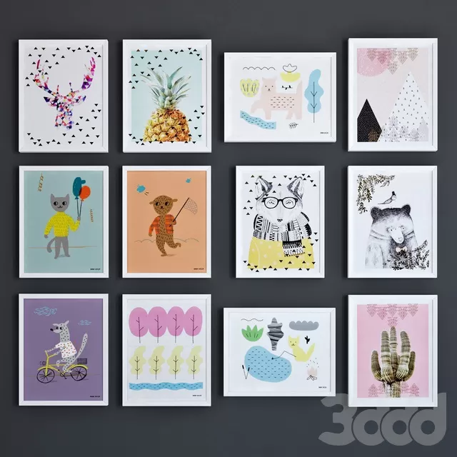 DECORATION – FRAME – 3D MODELS – FREE DOWNLOAD – 4535