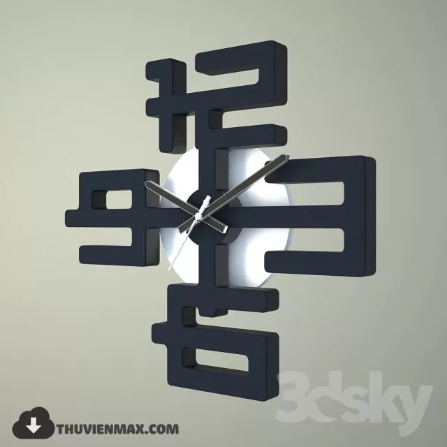 CLOCK 3DMODELS – 023
