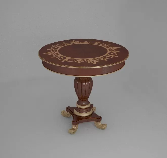 CLASSIC 3D MODELS – round coffee table -ModeneseGastone