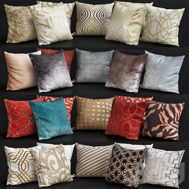 DECORATION – PILLOWS – 3D MODELS – FREE DOWNLOAD – 5612 DECORATION – PILLOWS – 3D MODELS – FREE DOWNLOAD – 5612