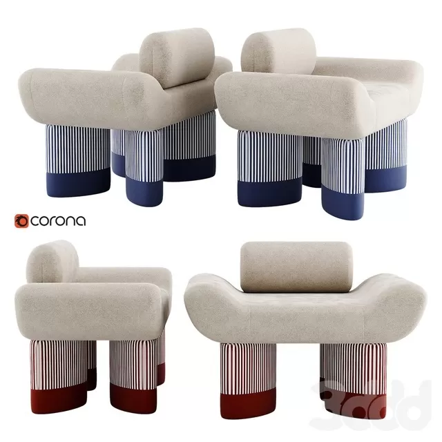 FURNITURE – AMRCHAIR – 3D MODELS – FREE DOWNLOAD – 6158