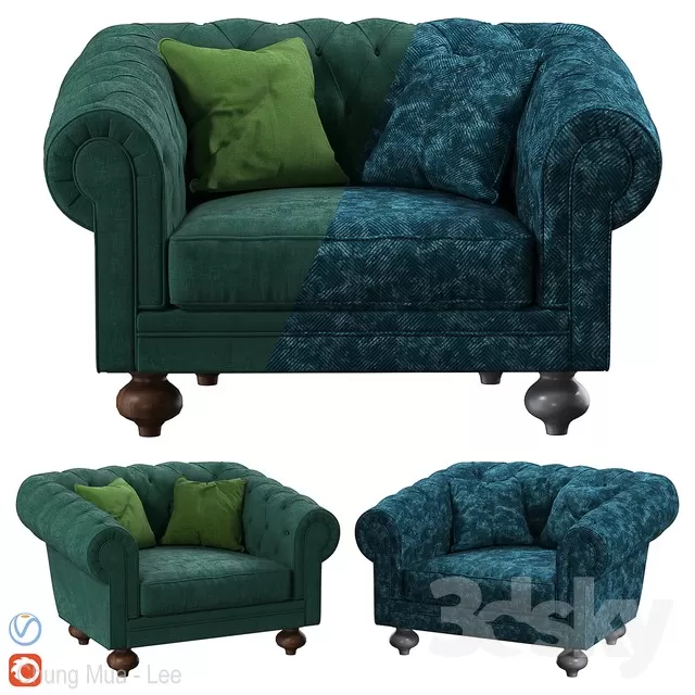 FURNITURE – AMRCHAIR – 3D MODELS – FREE DOWNLOAD – 6190