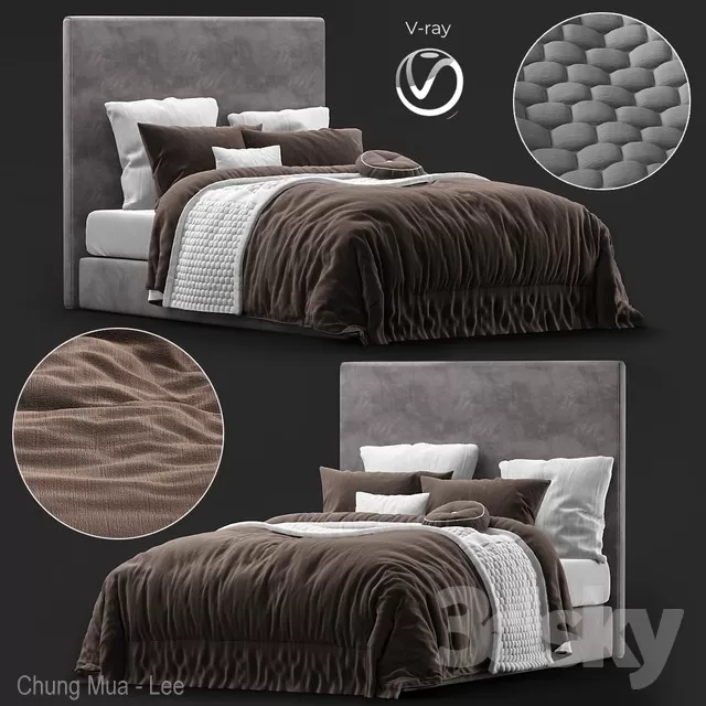 FURNITURE – BED – 3D MODELS – FREE DOWNLOAD – 6947