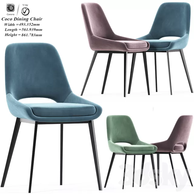 FURNITURE – CHAIR – 3D MODELS – FREE DOWNLOAD – 7835