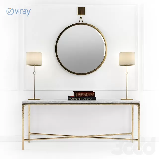 FURNITURE – CONSOLE – 3D MODELS – FREE DOWNLOAD – 8032