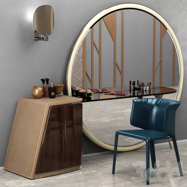 FURNITURE – DRESSING TABLE – 3D MODELS – FREE DOWNLOAD – 8202