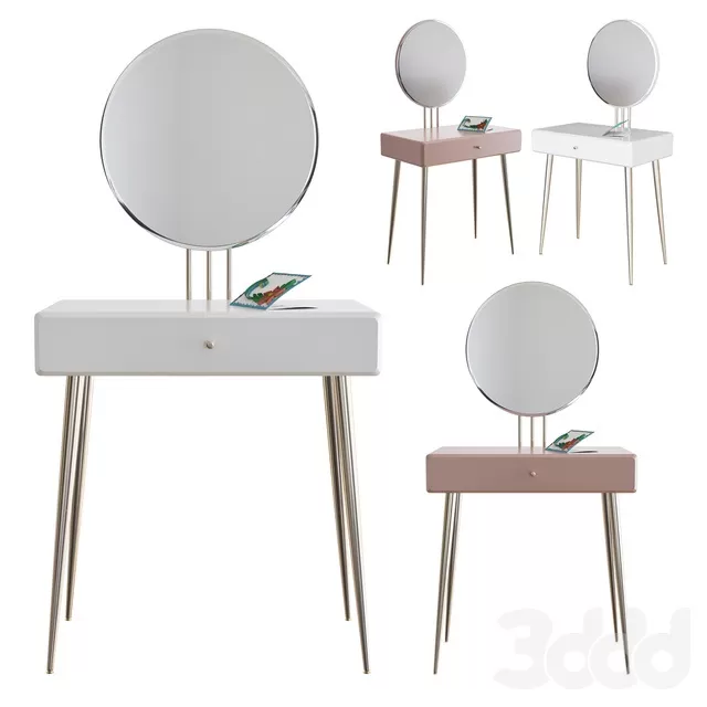 FURNITURE – DRESSING TABLE – 3D MODELS – FREE DOWNLOAD – 8206