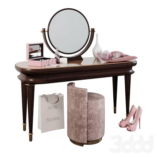 FURNITURE – DRESSING TABLE – 3D MODELS – FREE DOWNLOAD – 8211
