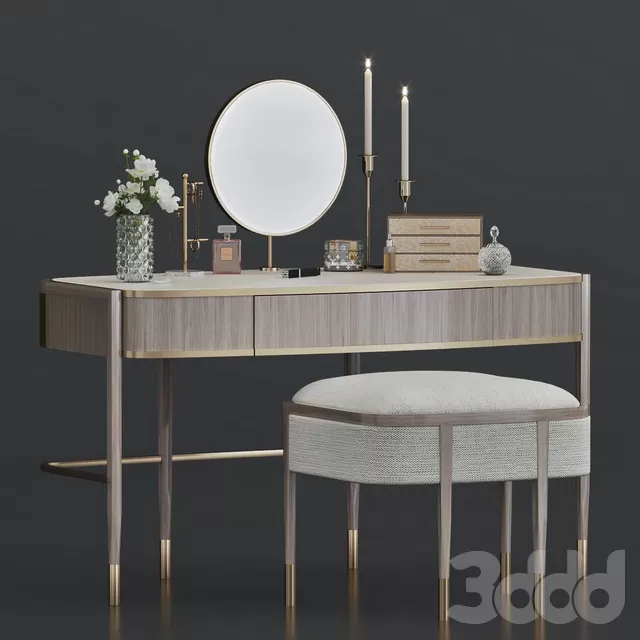 FURNITURE – DRESSING TABLE – 3D MODELS – FREE DOWNLOAD – 8212