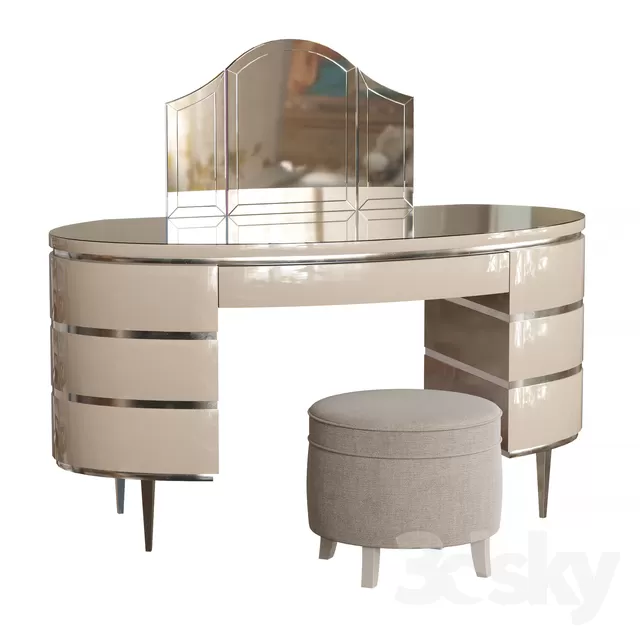 FURNITURE – DRESSING TABLE – 3D MODELS – FREE DOWNLOAD – 8213