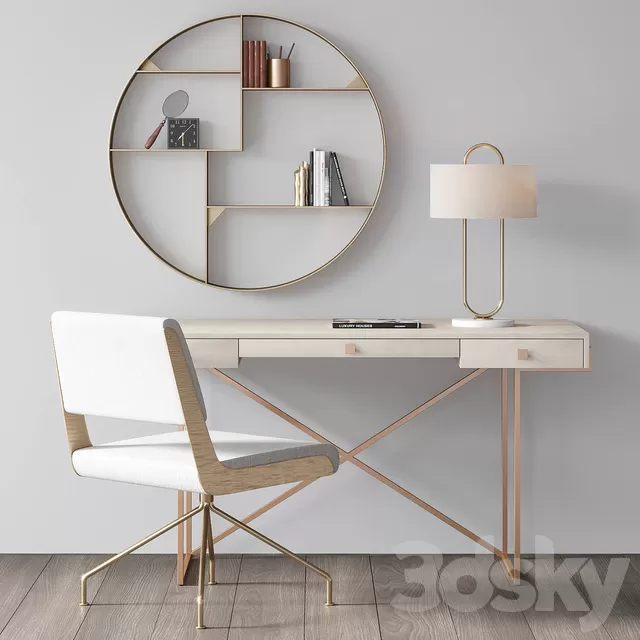 FURNITURE – DRESSING TABLE – 3D MODELS – FREE DOWNLOAD – 8231