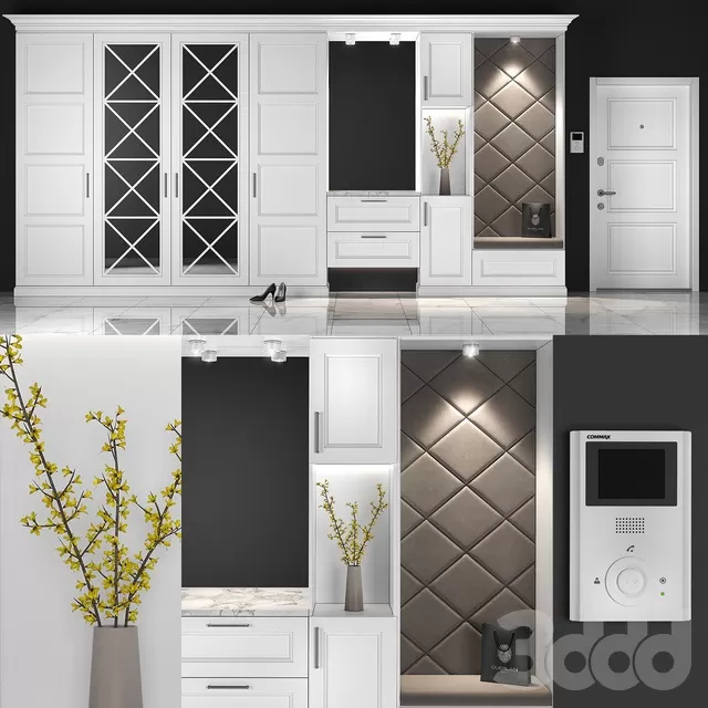 FURNITURE – HALLWAY – 3D MODELS – FREE DOWNLOAD – 8283