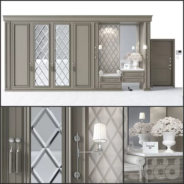 FURNITURE – HALLWAY – 3D MODELS – FREE DOWNLOAD – 8284