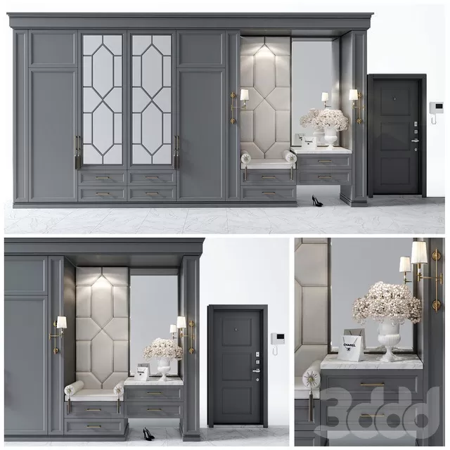 FURNITURE – HALLWAY – 3D MODELS – FREE DOWNLOAD – 8285