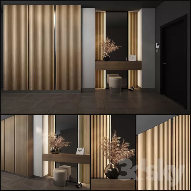 FURNITURE – HALLWAY – 3D MODELS – FREE DOWNLOAD – 8288