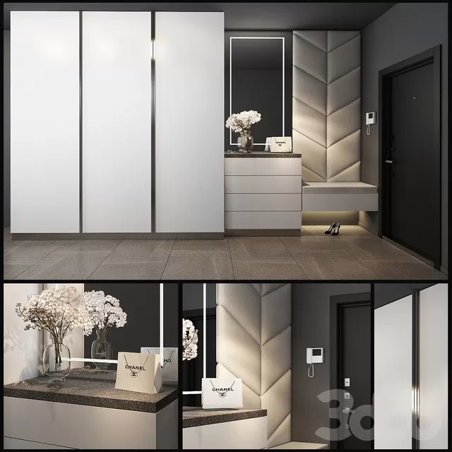 FURNITURE – HALLWAY – 3D MODELS – FREE DOWNLOAD – 8289