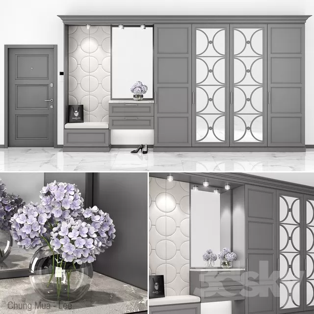 FURNITURE – HALLWAY – 3D MODELS – FREE DOWNLOAD – 8294