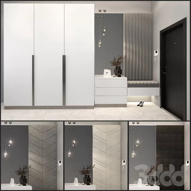 FURNITURE – HALLWAY – 3D MODELS – FREE DOWNLOAD – 8299