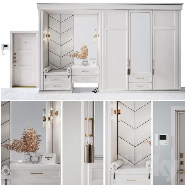 FURNITURE – HALLWAY – 3D MODELS – FREE DOWNLOAD – 8300