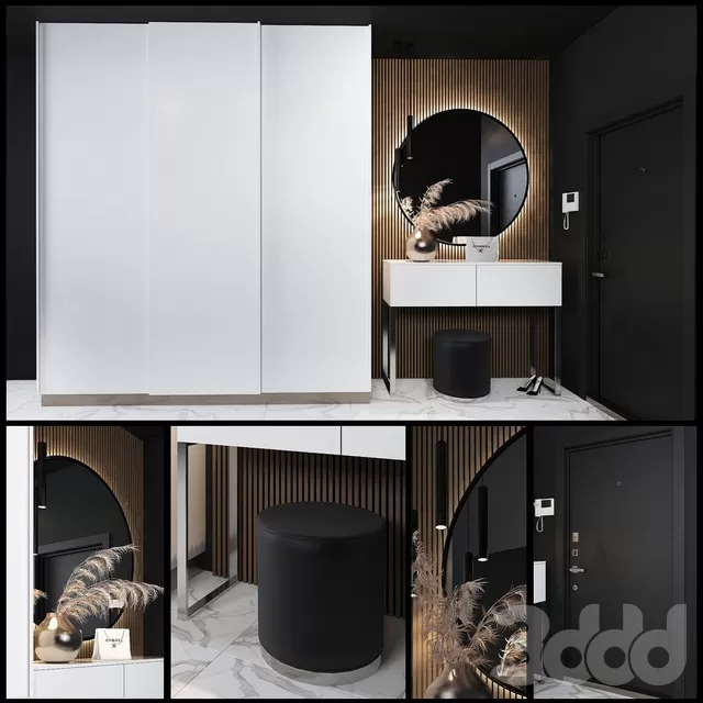 FURNITURE – HALLWAY – 3D MODELS – FREE DOWNLOAD – 8304