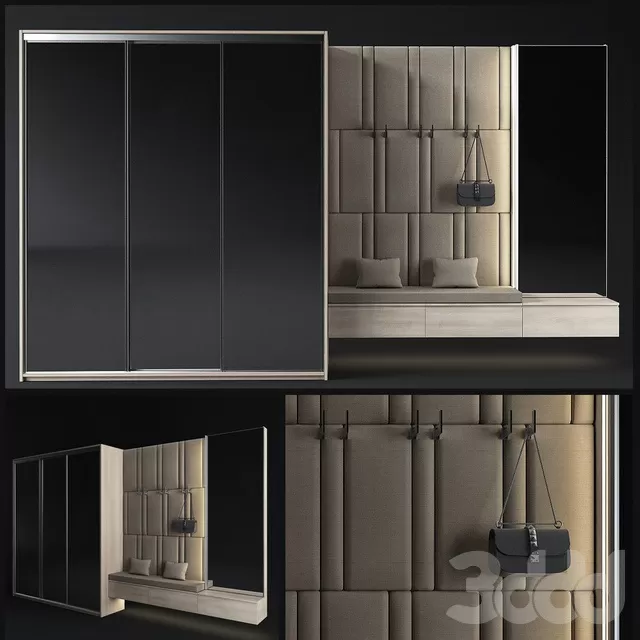 FURNITURE – HALLWAY – 3D MODELS – FREE DOWNLOAD – 8309