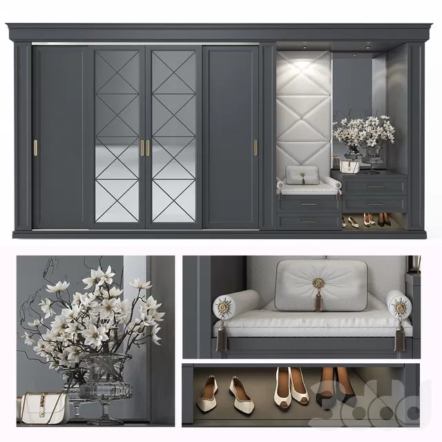 FURNITURE – HALLWAY – 3D MODELS – FREE DOWNLOAD – 8313