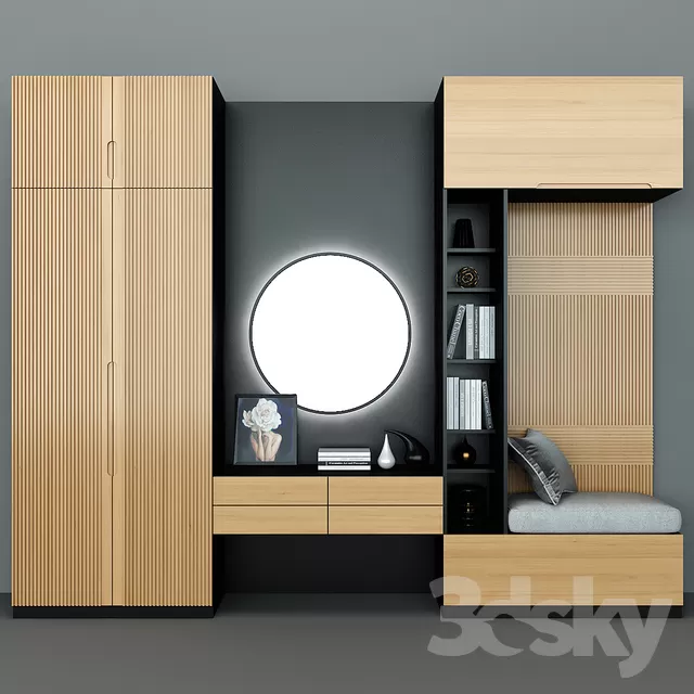 FURNITURE – HALLWAY – 3D MODELS – FREE DOWNLOAD – 8324