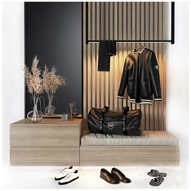 FURNITURE – HALLWAY – 3D MODELS – FREE DOWNLOAD – 8327