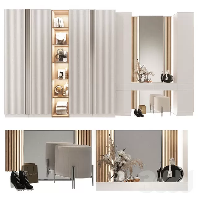 FURNITURE – HALLWAY – 3D MODELS – FREE DOWNLOAD – 8335