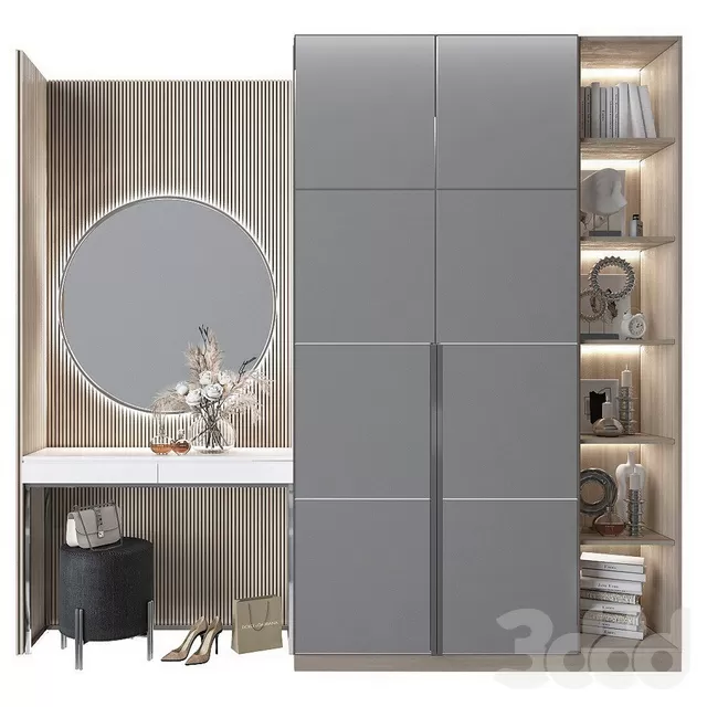 FURNITURE – HALLWAY – 3D MODELS – FREE DOWNLOAD – 8336