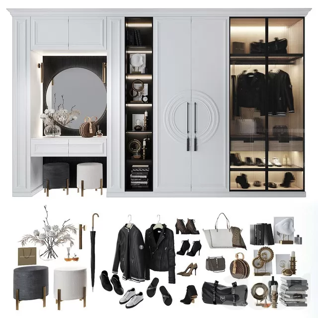 FURNITURE – HALLWAY – 3D MODELS – FREE DOWNLOAD – 8337