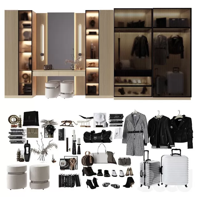 FURNITURE – HALLWAY – 3D MODELS – FREE DOWNLOAD – 8351