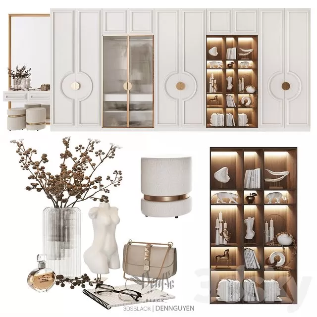 FURNITURE – HALLWAY – 3D MODELS – FREE DOWNLOAD – 8368