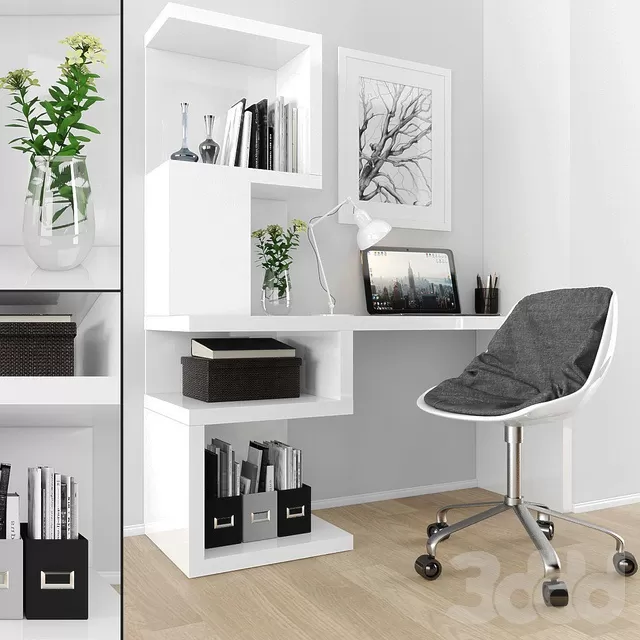 FURNITURE – OFFICE FURNITURE – 3D MODELS – FREE DOWNLOAD – 8418