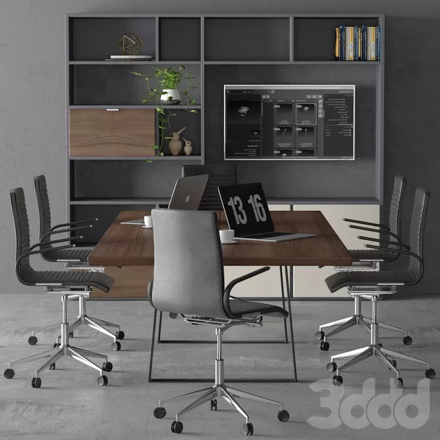 FURNITURE – OFFICE FURNITURE – 3D MODELS – FREE DOWNLOAD – 8419
