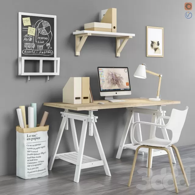 FURNITURE – OFFICE FURNITURE – 3D MODELS – FREE DOWNLOAD – 8465