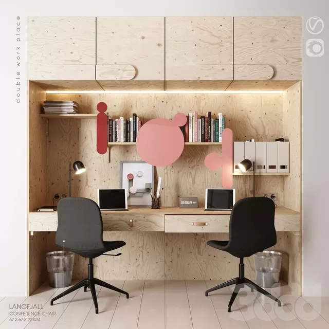 FURNITURE – OFFICE FURNITURE – 3D MODELS – FREE DOWNLOAD – 8478