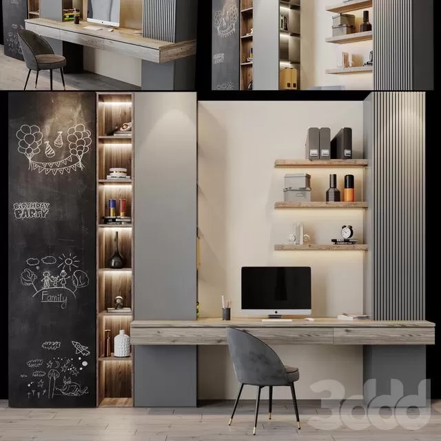 FURNITURE – OFFICE FURNITURE – 3D MODELS – FREE DOWNLOAD – 8525