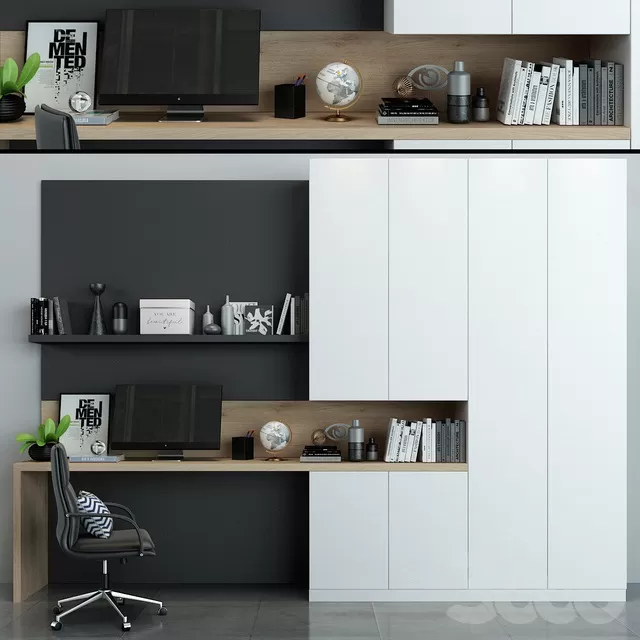 FURNITURE – OFFICE FURNITURE – 3D MODELS – FREE DOWNLOAD – 8599