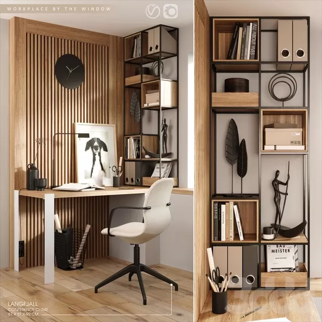 FURNITURE – OFFICE FURNITURE – 3D MODELS – FREE DOWNLOAD – 8612