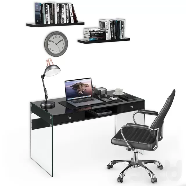 FURNITURE – OFFICE FURNITURE – 3D MODELS – FREE DOWNLOAD – 8624