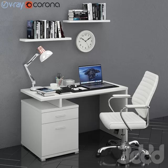 FURNITURE – OFFICE FURNITURE – 3D MODELS – FREE DOWNLOAD – 8625