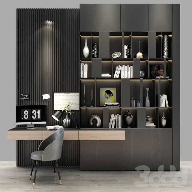 FURNITURE – OFFICE FURNITURE – 3D MODELS – FREE DOWNLOAD – 8630