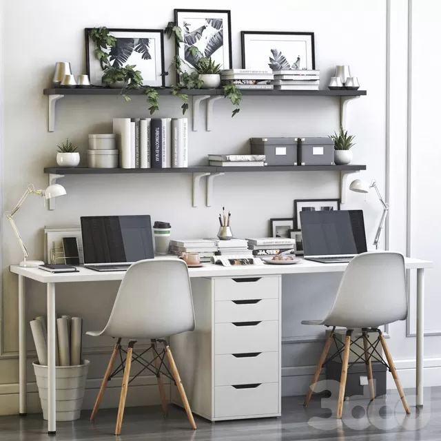 FURNITURE – OFFICE FURNITURE – 3D MODELS – FREE DOWNLOAD – 8645