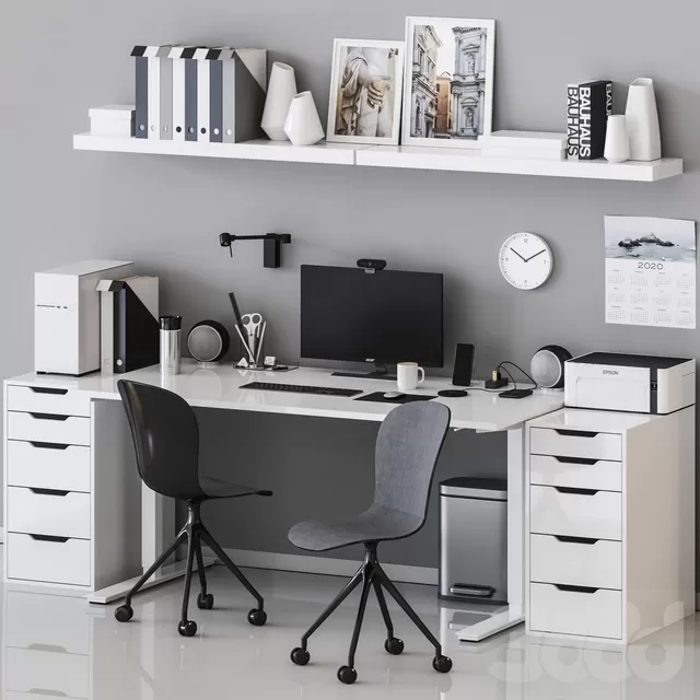 FURNITURE – OFFICE FURNITURE – 3D MODELS – FREE DOWNLOAD – 8649