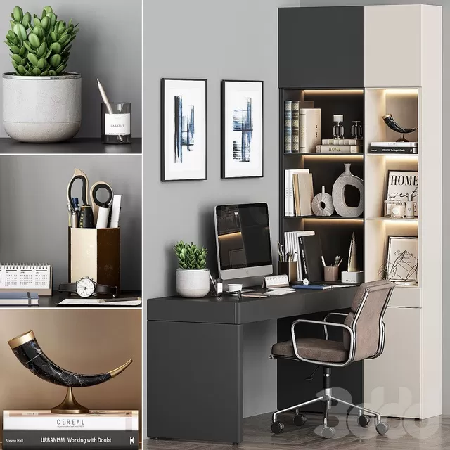 FURNITURE – OFFICE FURNITURE – 3D MODELS – FREE DOWNLOAD – 8670