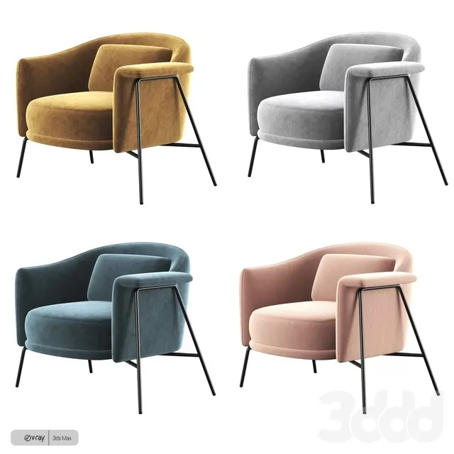 FURNITURE – AMRCHAIR – 3D MODELS – FREE DOWNLOAD – 6433