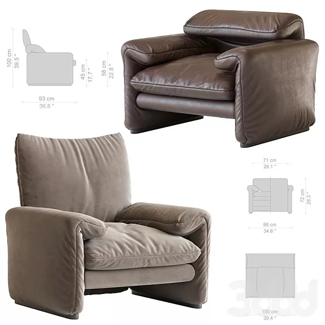 FURNITURE – AMRCHAIR – 3D MODELS – FREE DOWNLOAD – 6496